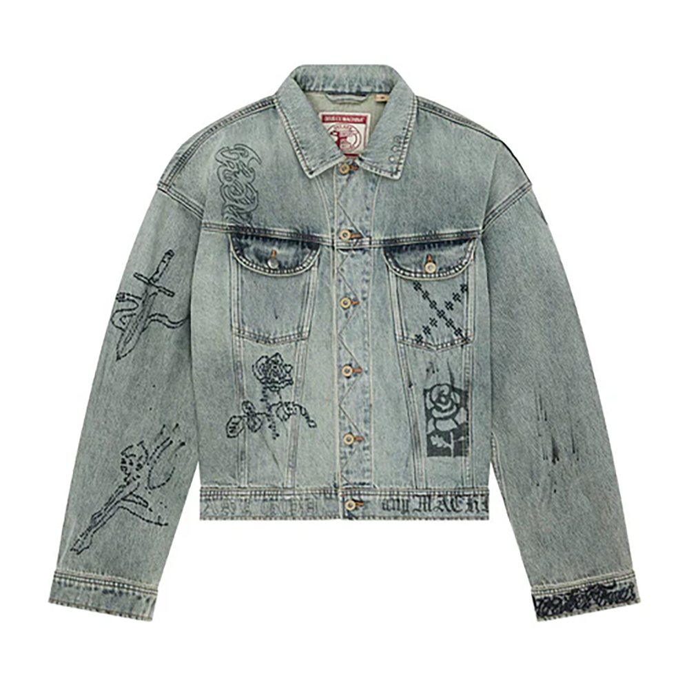 CHAQUETA DEUS EX-MACHINA MEPHISTOPELES VINTAGE INDIGO | Mechanic