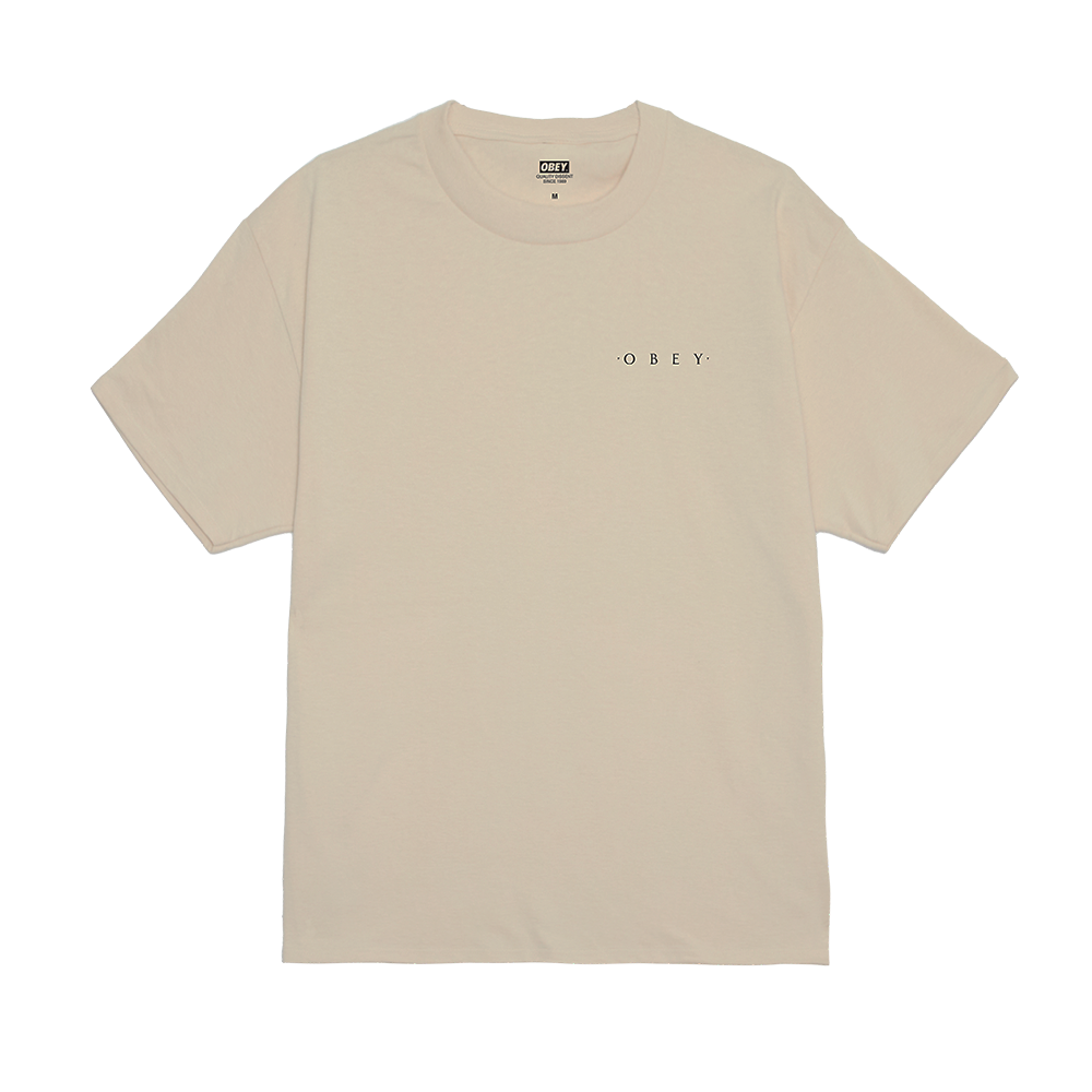 CAMISETA OBEY ARCHITECTURE OF THE UNIVERSE CREAM | Mechanic