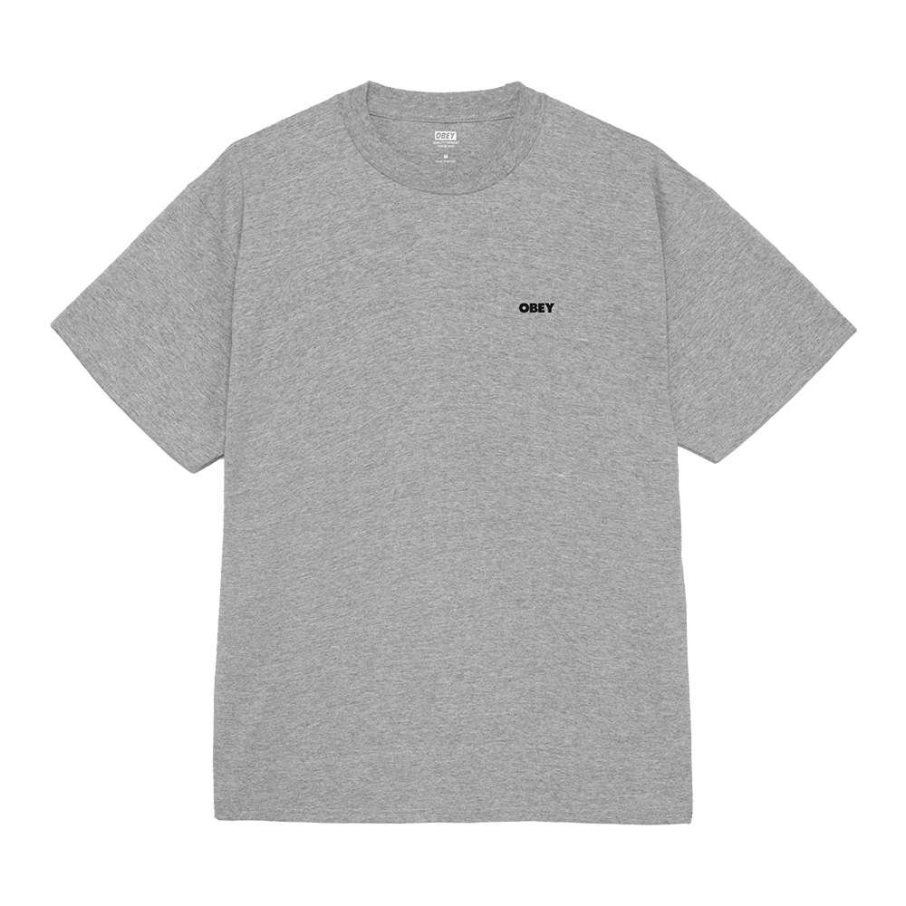 CAMISETA OBEY EYES OPEN HEATHER GREY | Mechanic