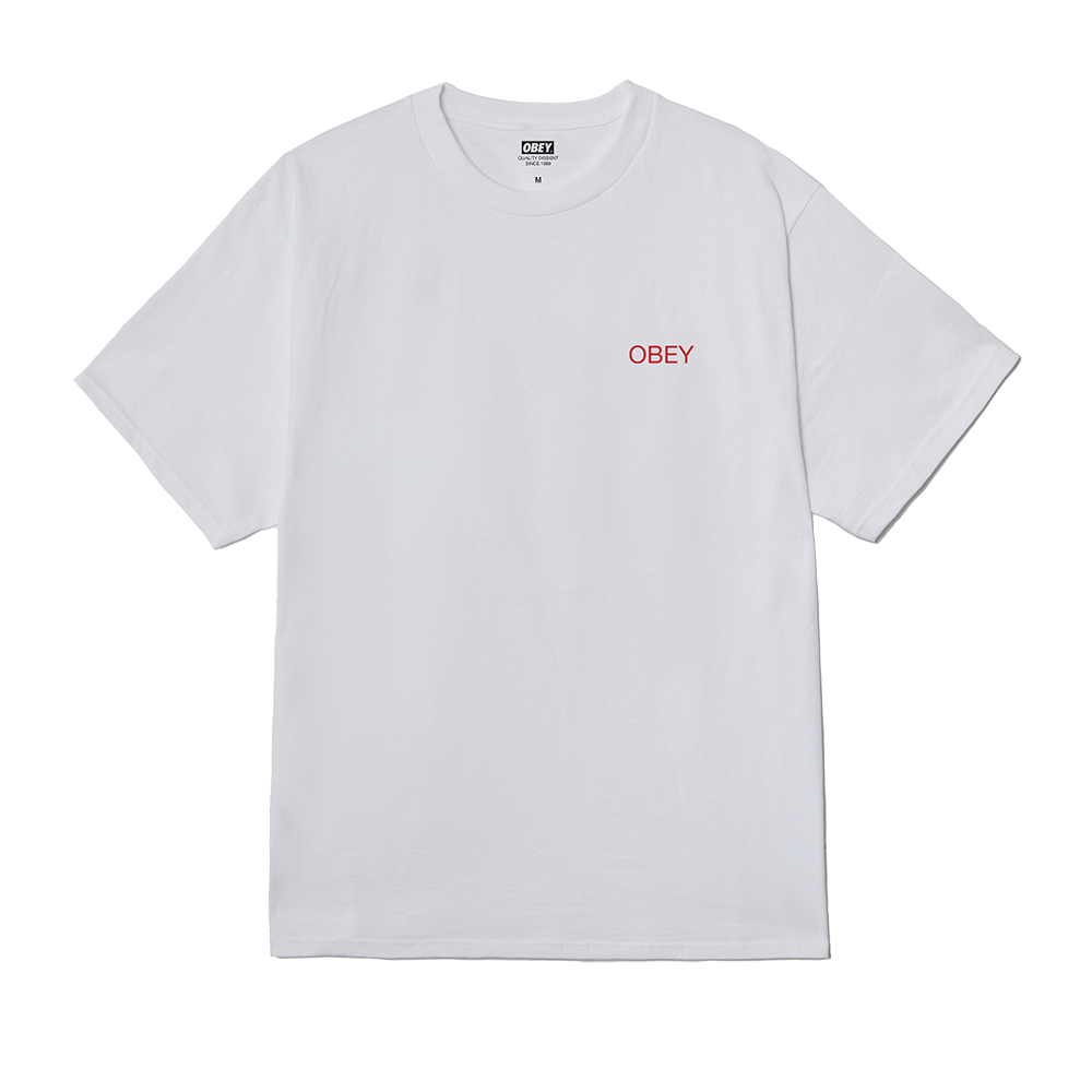 CAMISETA OBEY NOVEAU ANGEL WHITE | Mechanic