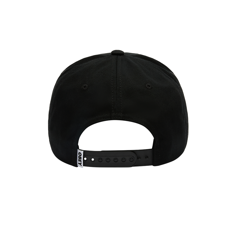 GORRA OBEY DELTA 5 PANEL SNAPBACK BLACK | Mechanic
