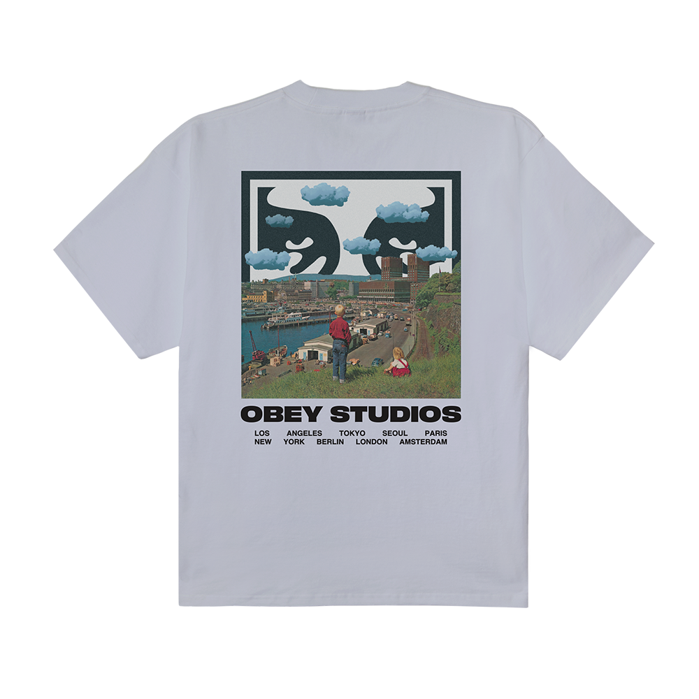 CAMISETA OBEY SKY FACE WHITE | Mechanic