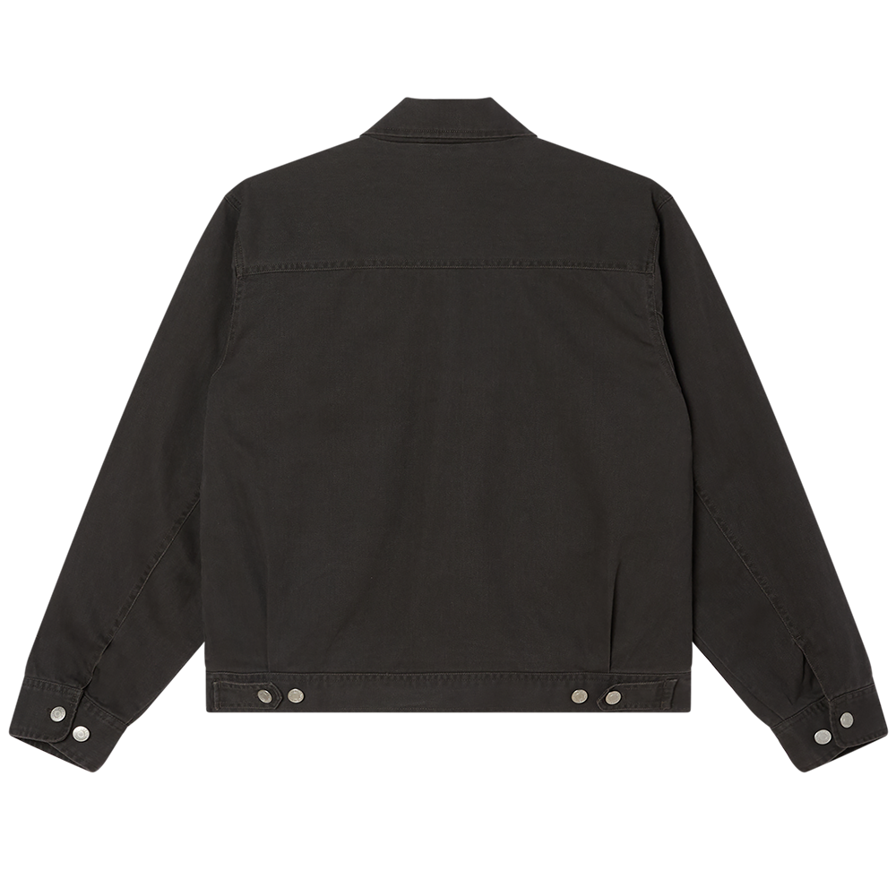 CHAQUETA OBEY WALTER WORK JACKET BLACK FADED WASH | Mechanic