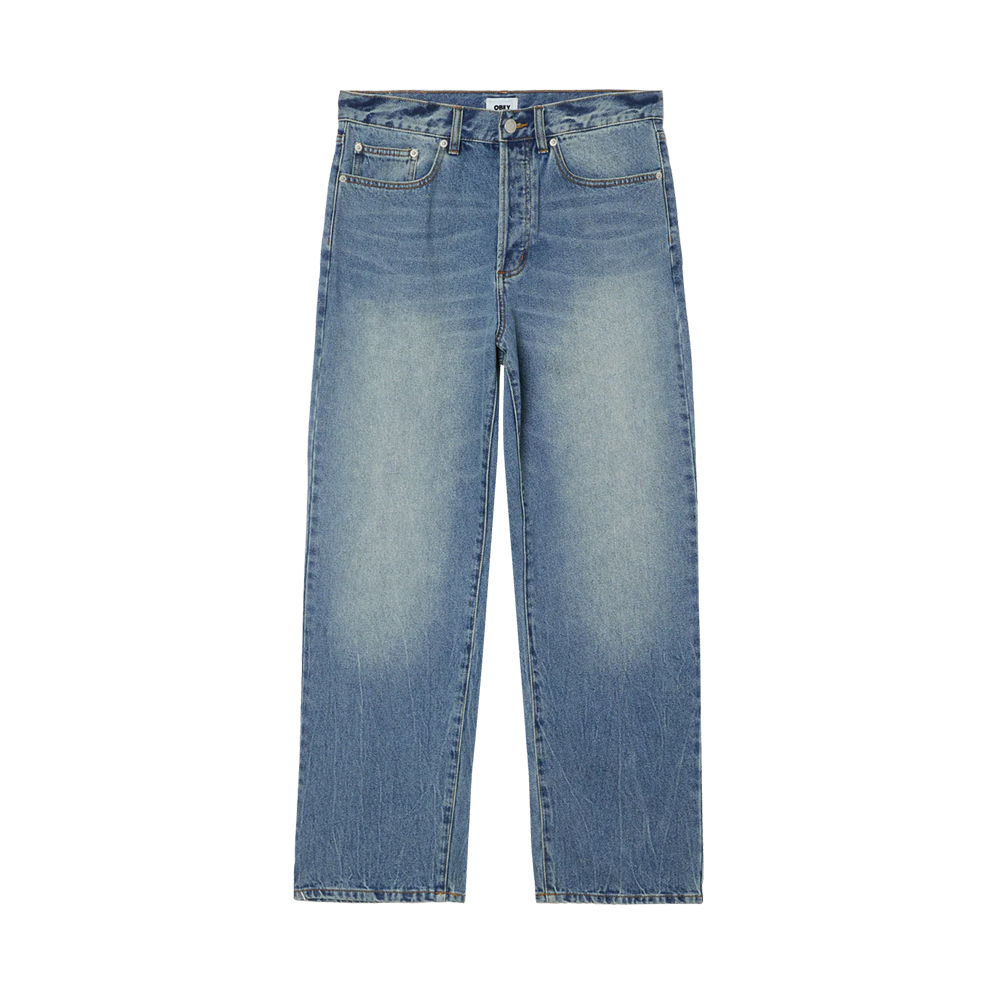 PANTALÓN OBEY CLASSIC BAGGY VINTAGE DENIM HEAVY VINTAGE LIGHT INDIGO | Mechanic