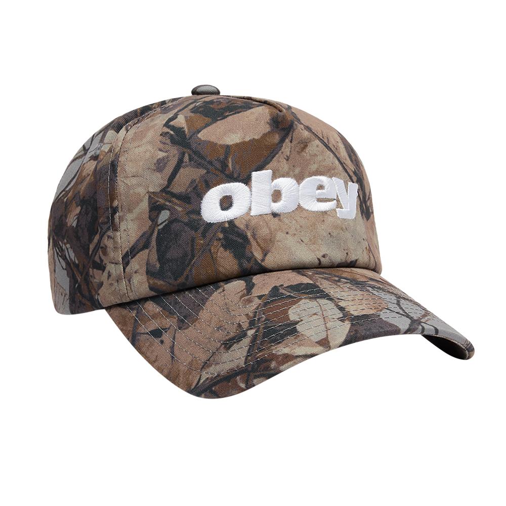 GORRA OBEY DELTA 5 PANEL SNAPBACK FENCE CAMO MULTI | Mechanic