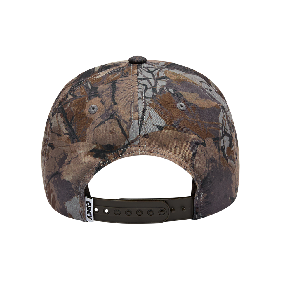 GORRA OBEY DELTA 5 PANEL SNAPBACK FENCE CAMO MULTI | Mechanic