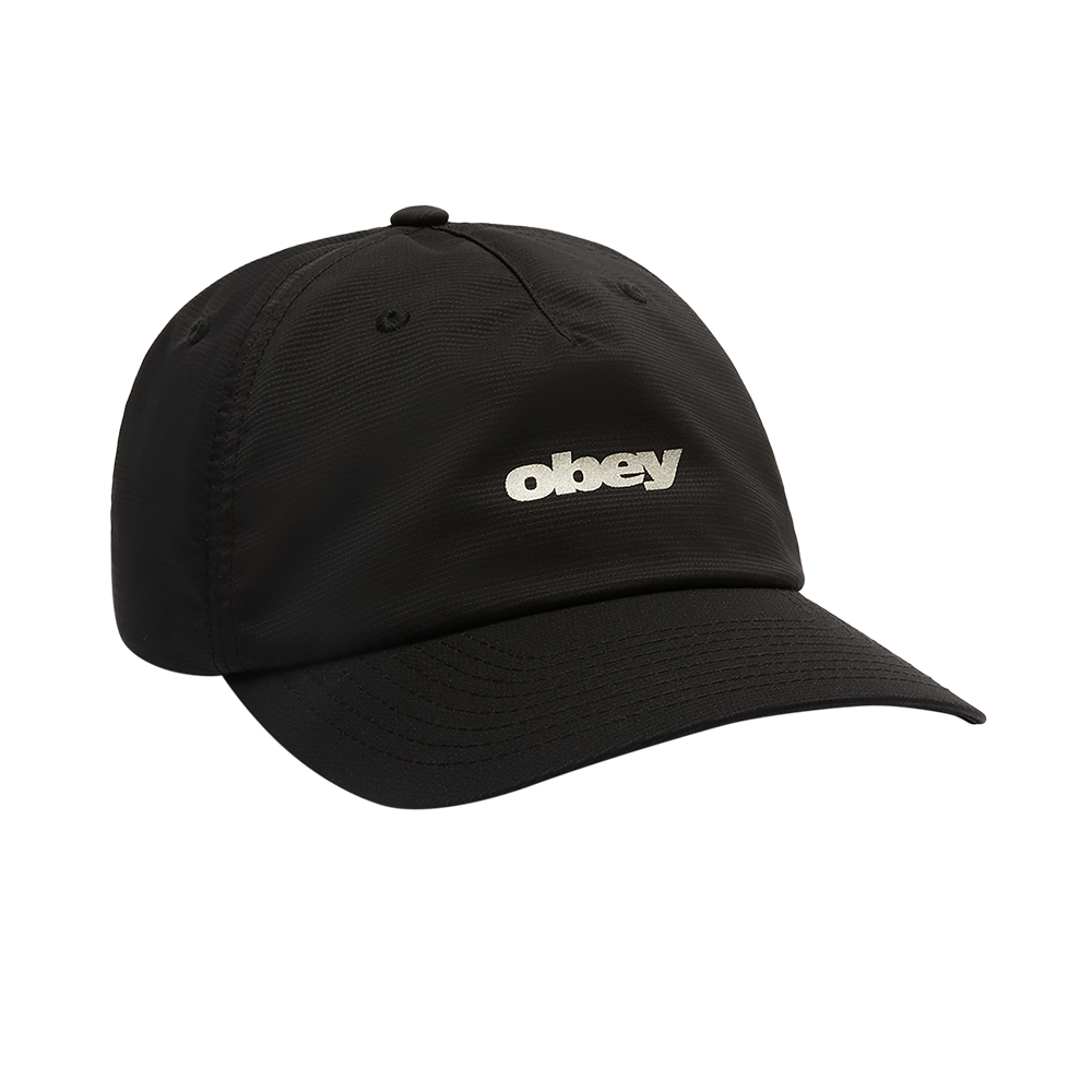 GORRA OBEY STRIDE 5 PANEL STRAPBACK BLACK | Mechanic