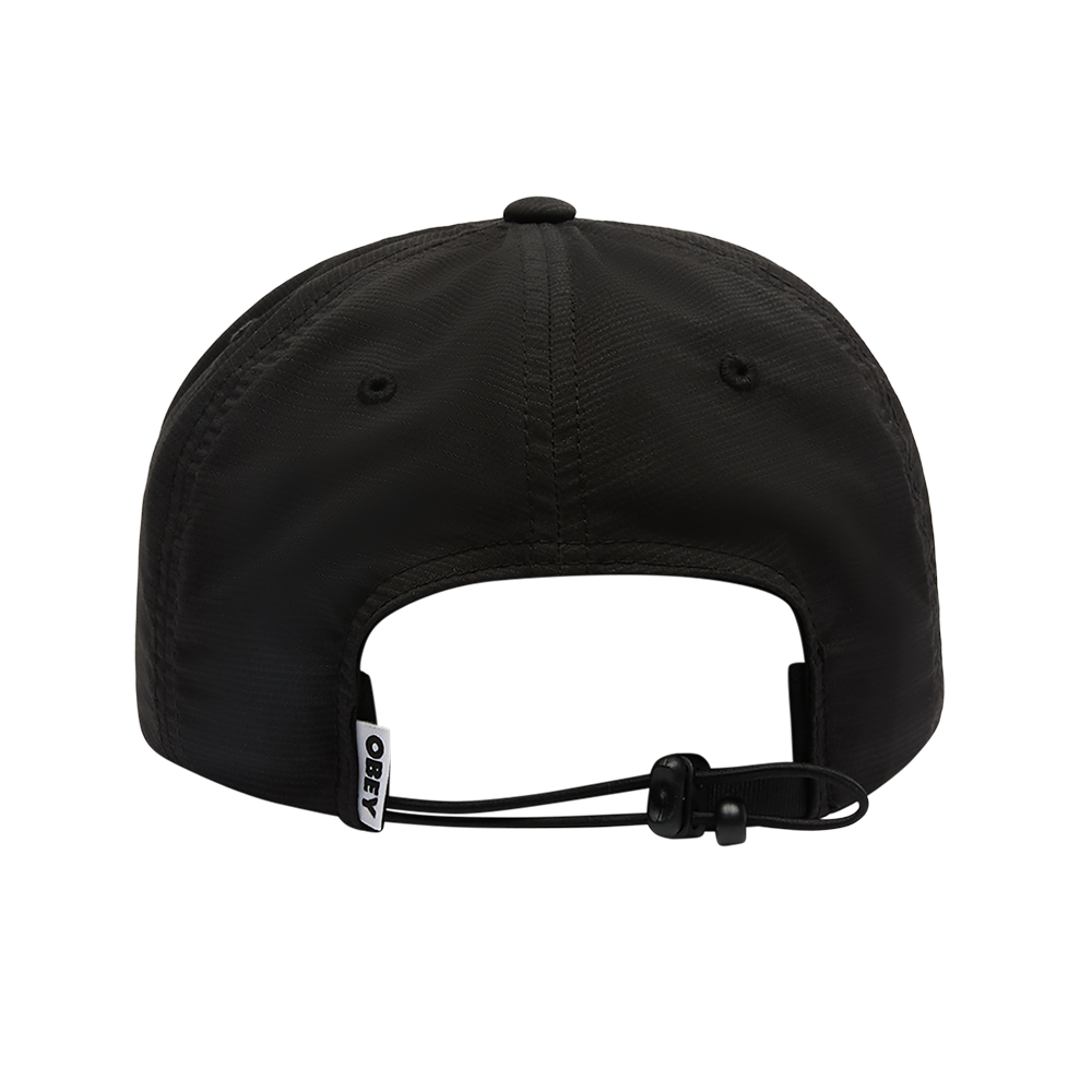 GORRA OBEY STRIDE 5 PANEL STRAPBACK BLACK | Mechanic