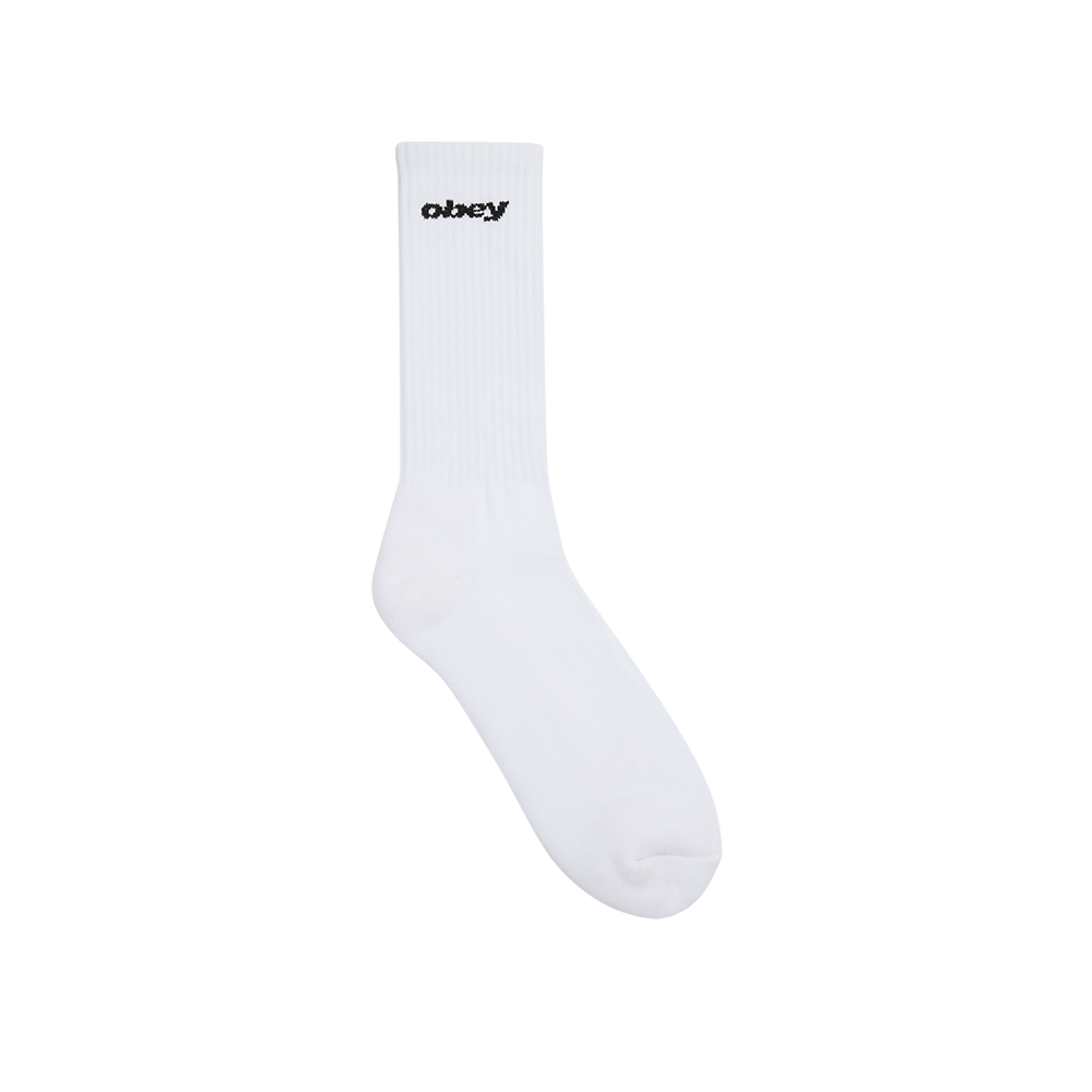 CALCETINES OBEY SPORTS LOGO WHITE | Mechanic