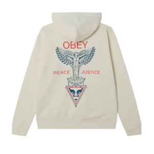 SUDADERA OBEY NOUVEAU ANGEL UNBLEACHED
