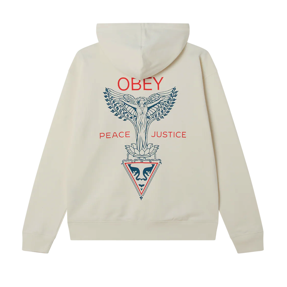 SUDADERA OBEY NOUVEAU ANGEL UNBLEACHED | Mechanic