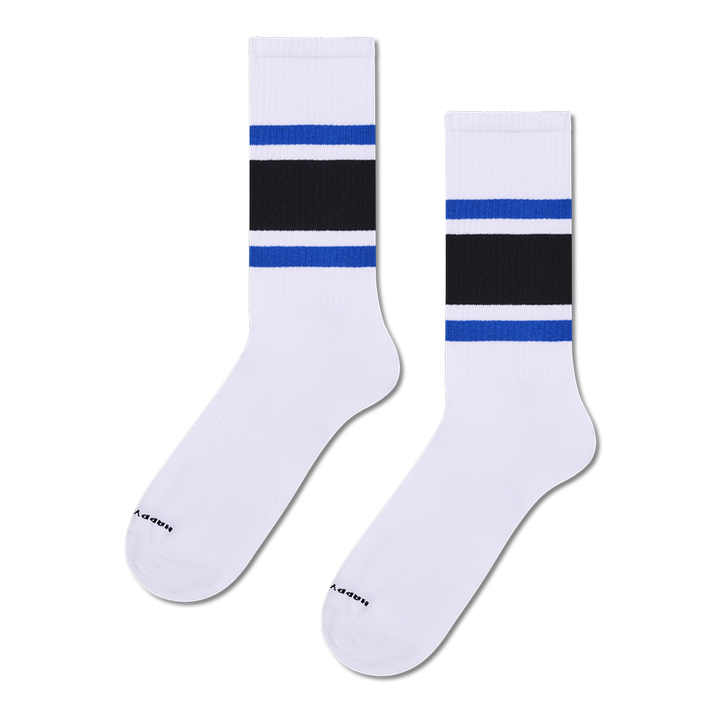CALCETINES HAPPY SOCKS SIMPLE STRIPE SNEAKER SOCK | Mechanic