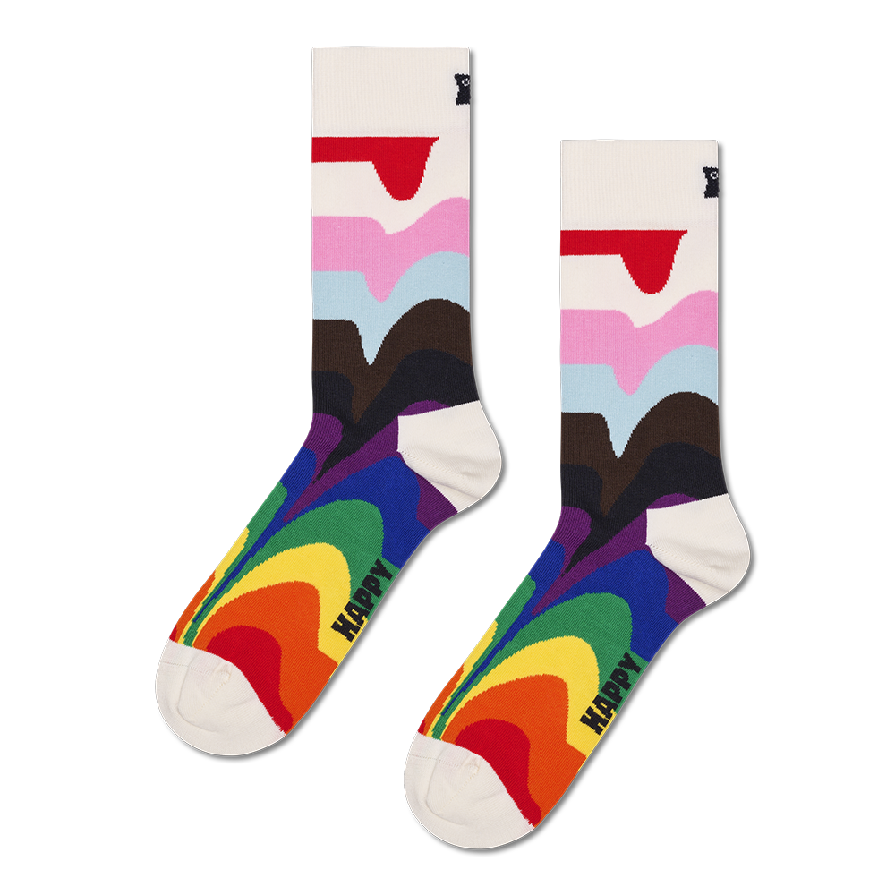 CALCETINES HAPPY SOCKS PRIDE LIQUID STRIPE SOCK | Mechanic