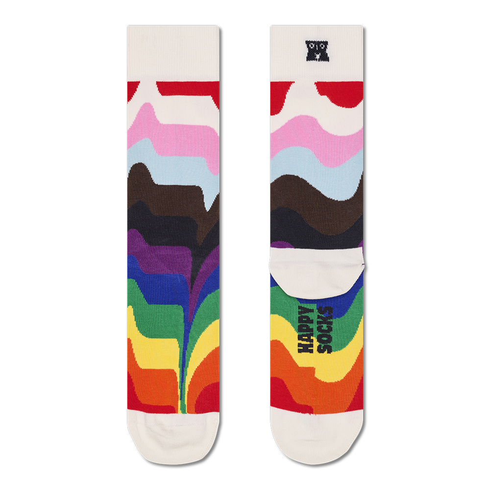 CALCETINES HAPPY SOCKS PRIDE LIQUID STRIPE SOCK | Mechanic