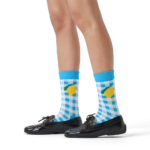 CALCETINES HAPPY SOCKS GINGHAM LEMON SOCK | Mechanic