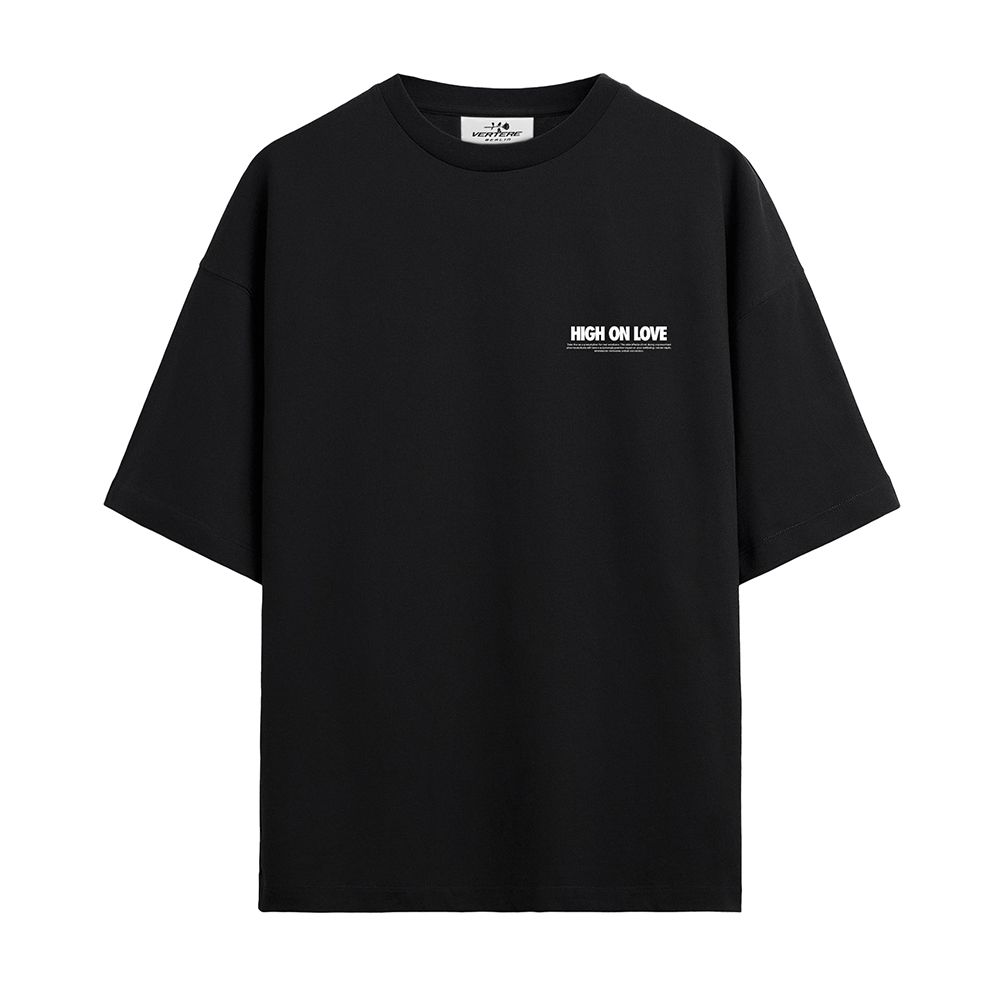 CAMISETA VERTERE HIGH ON LOVE BLACK | Mechanic