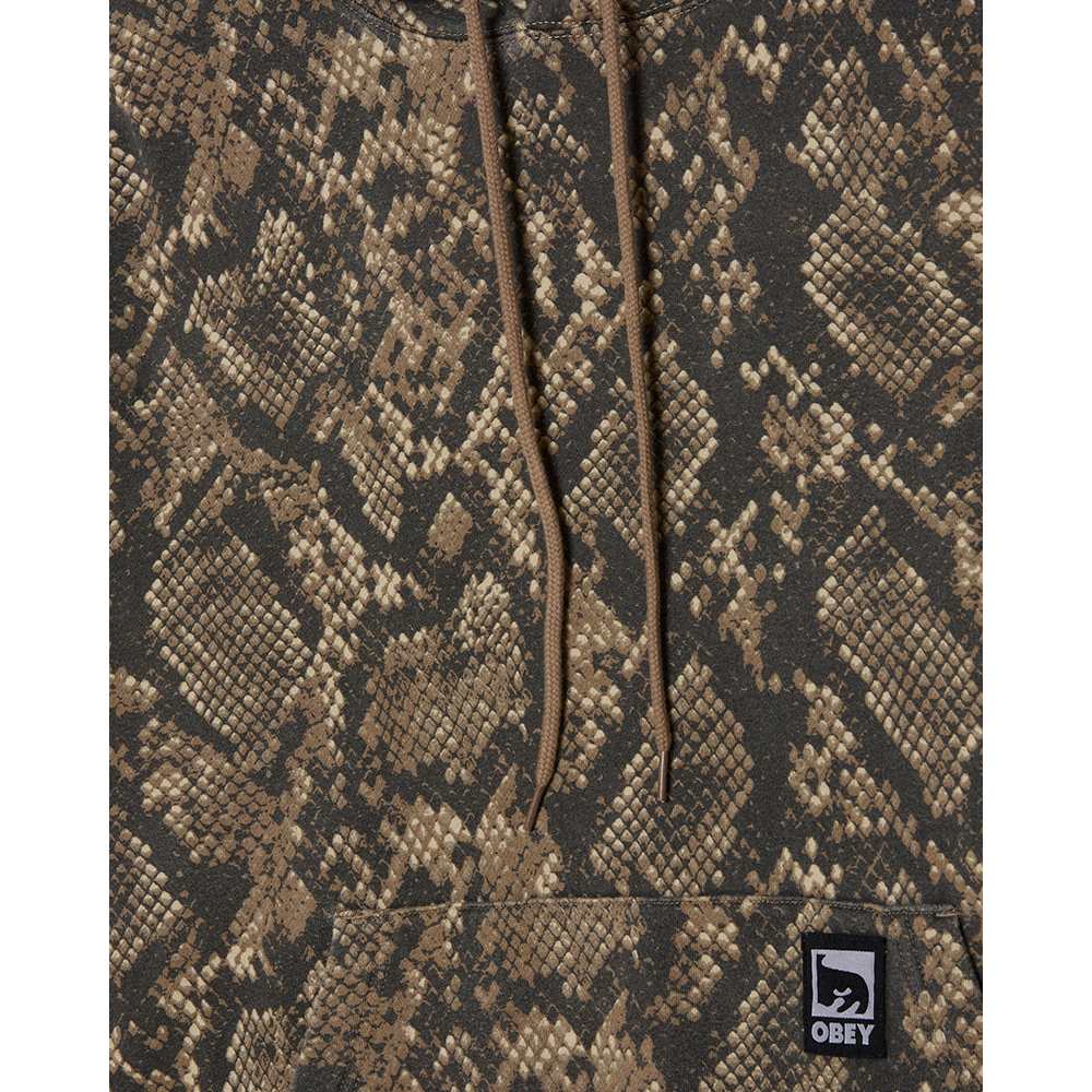 SUDADERA OBEY POST HOOD DUSTY VINTAGE RATTLESNAKE | Mechanic