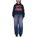 SUDADERA OBEY STUDIOS COLLEGIATE HOOD DARK NAVY | Mechanic