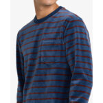SUDADERA RVCA PILE KNIT DARK DENIM | Mechanic