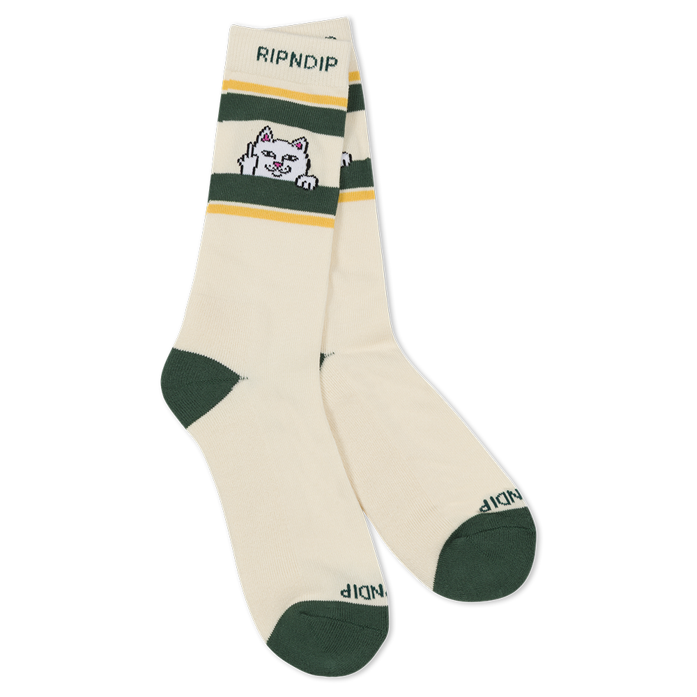CALCETINES RIPNDIP PEEKING NERMAL SOCKS BONE | Mechanic