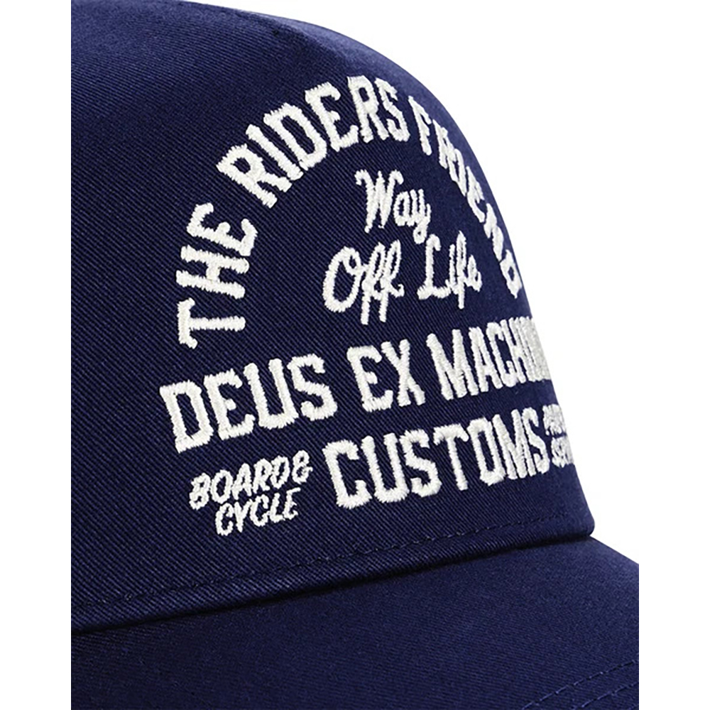 GORRA DEUS EX-MACHINA SHOOK ONES TRUCKER MECHANIC BLUE | Mechanic