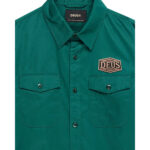 CAMISA DEUS EX-MACHINA SERVICE LS RACING GREEN | Mechanic