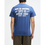 CAMISETA DEUS EX-MACHINA MUDFLAP TEE MECHANIC BLUE | Mechanic