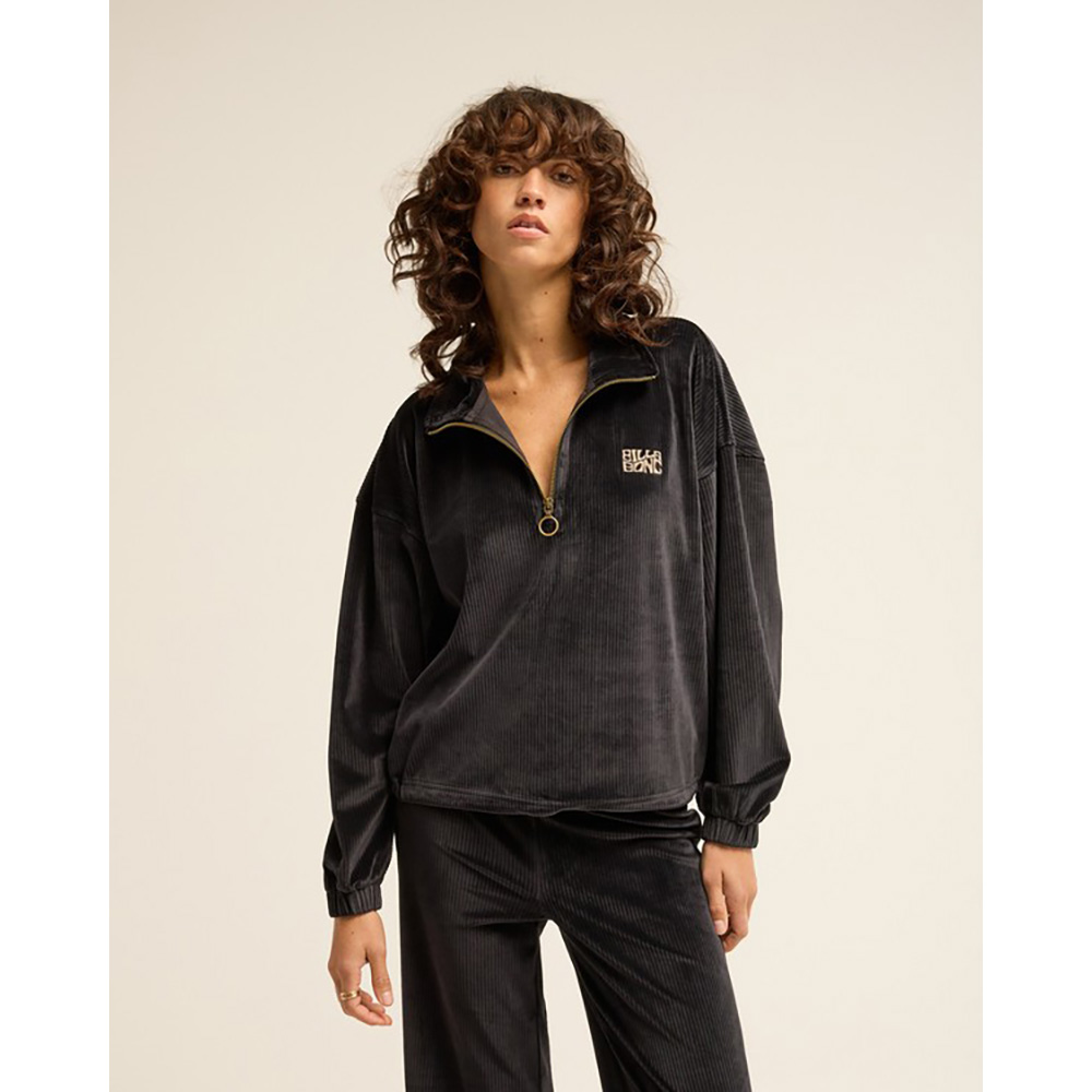 SUDADERA BILLABONG COFFEE TIME BLACK | Mechanic