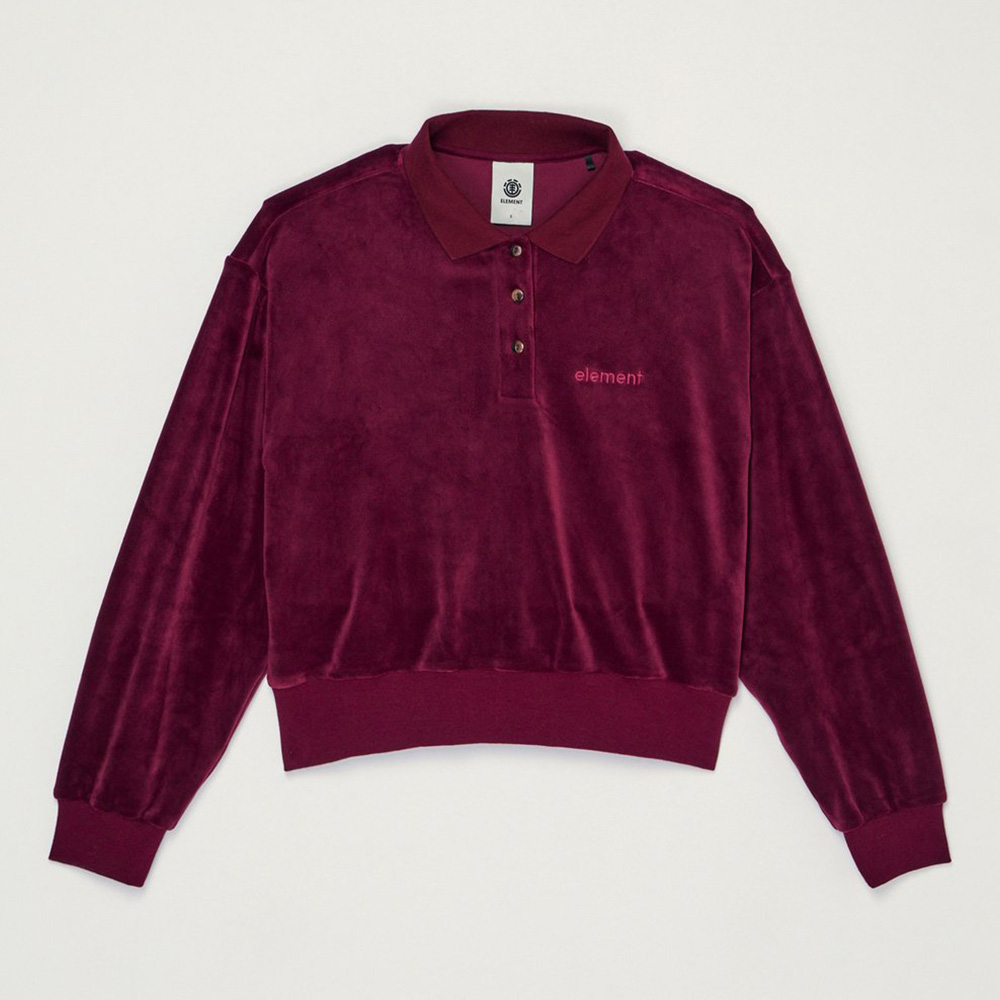 POLO ELEMENT LOWCASE VELOUR ZINFANDEL | Mechanic