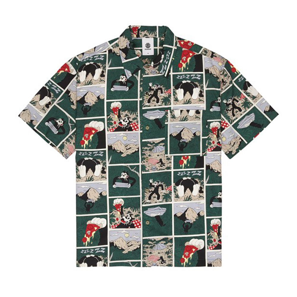 CAMISA ELEMENT REGULAR SB PRINTED SNACK | Mechanic