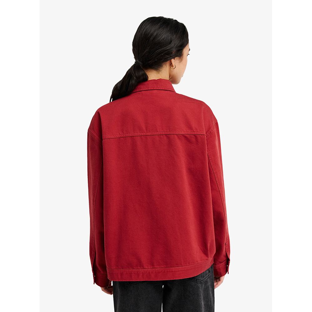 CHAQUETA QUIKSILVER SANTA CROPPED DENIM BURNT RUSSET | Mechanic