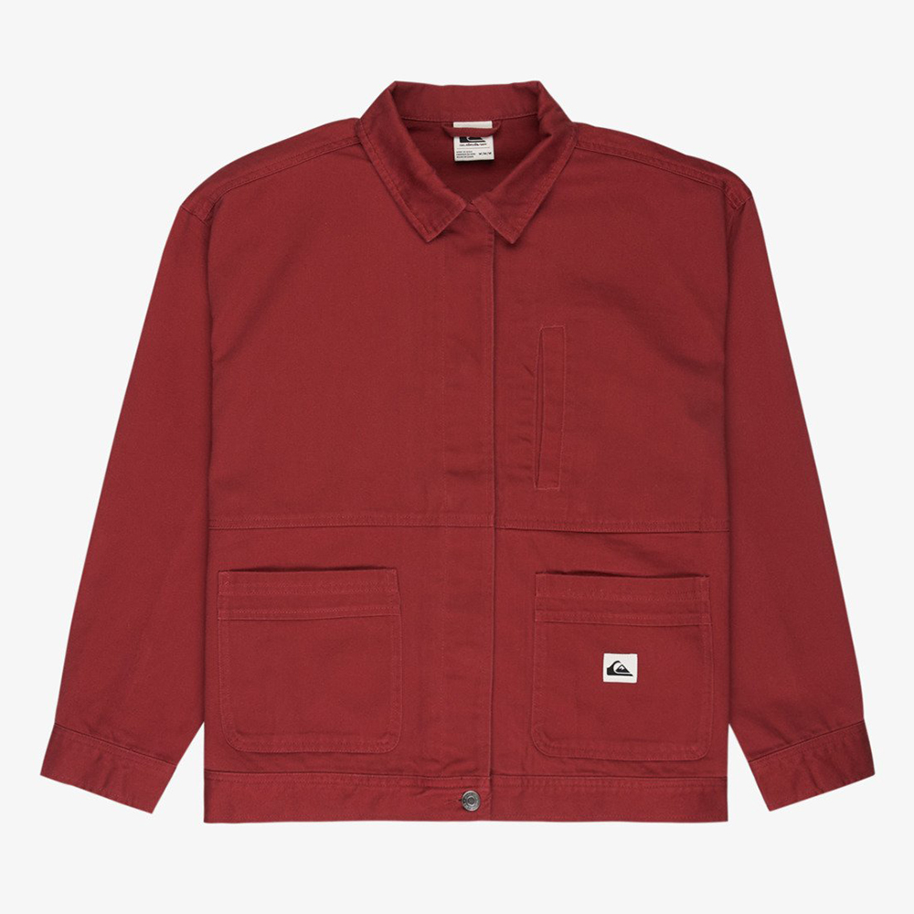 CHAQUETA QUIKSILVER SANTA CROPPED DENIM BURNT RUSSET | Mechanic