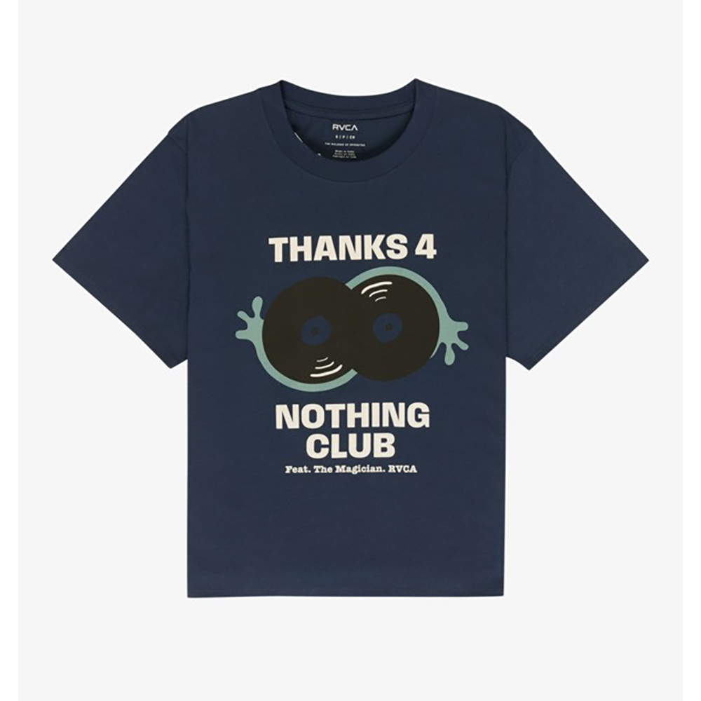 CAMISETA RVCA THANKS FOR EASYMOODY BLUE | Mechanic