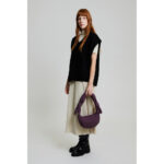 BOLSO LEFRIG BIWA MICRO BAG PLUM | Mechanic