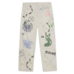 PANTALONES RIPNDIP GOOSEBUMPS WIDE FIT PANTS  BONE | Mechanic