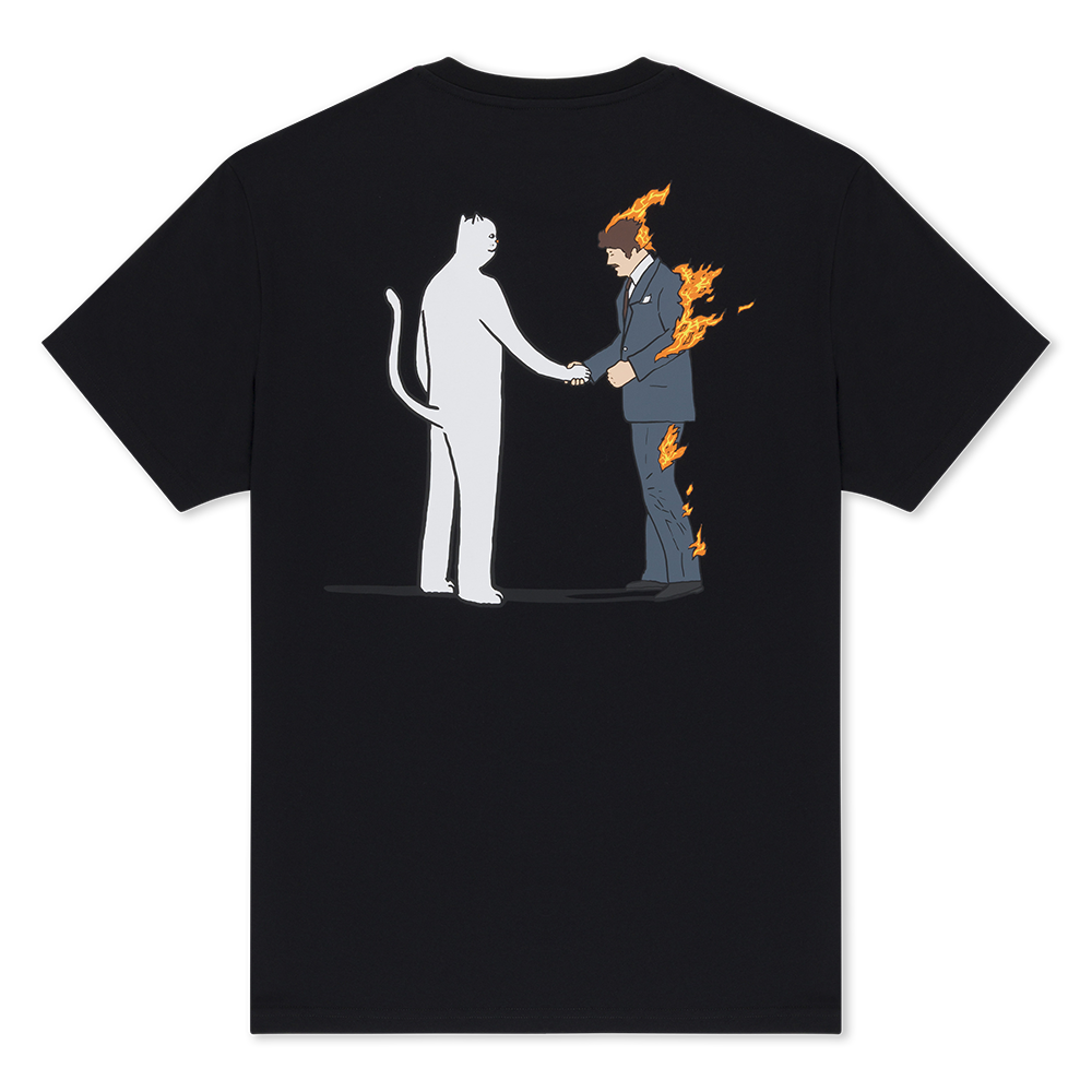 CAMISETA RIPNDIP BURN BLACK | Mechanic