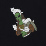 CAMISETA RIPNDIP HEAR ALL ALONG TEE BLACK | Mechanic
