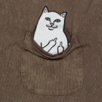 CAMISETA RIPNDIP LORD NERMAL POCKET WASH TEE BROWN | Mechanic