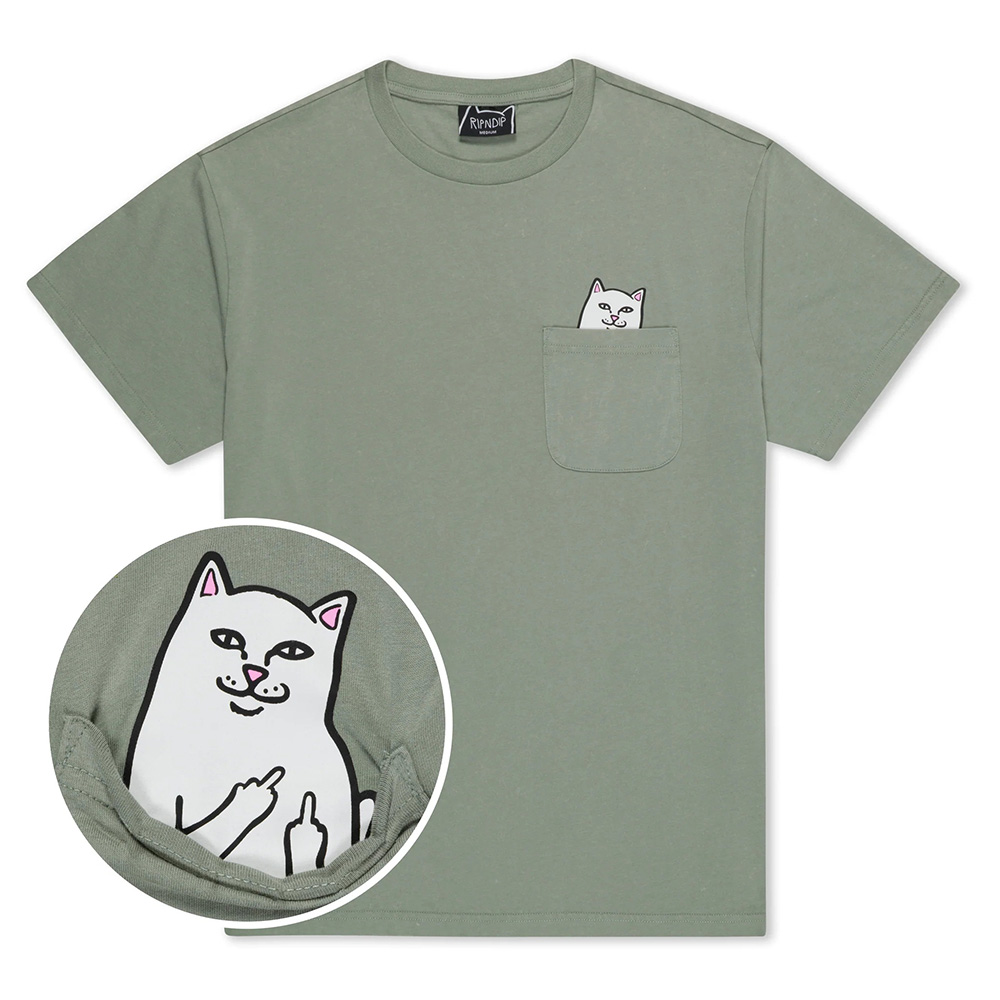 CAMISETA RIPNDIP LORD NERMAL POCKET TEE SAGE | Mechanic