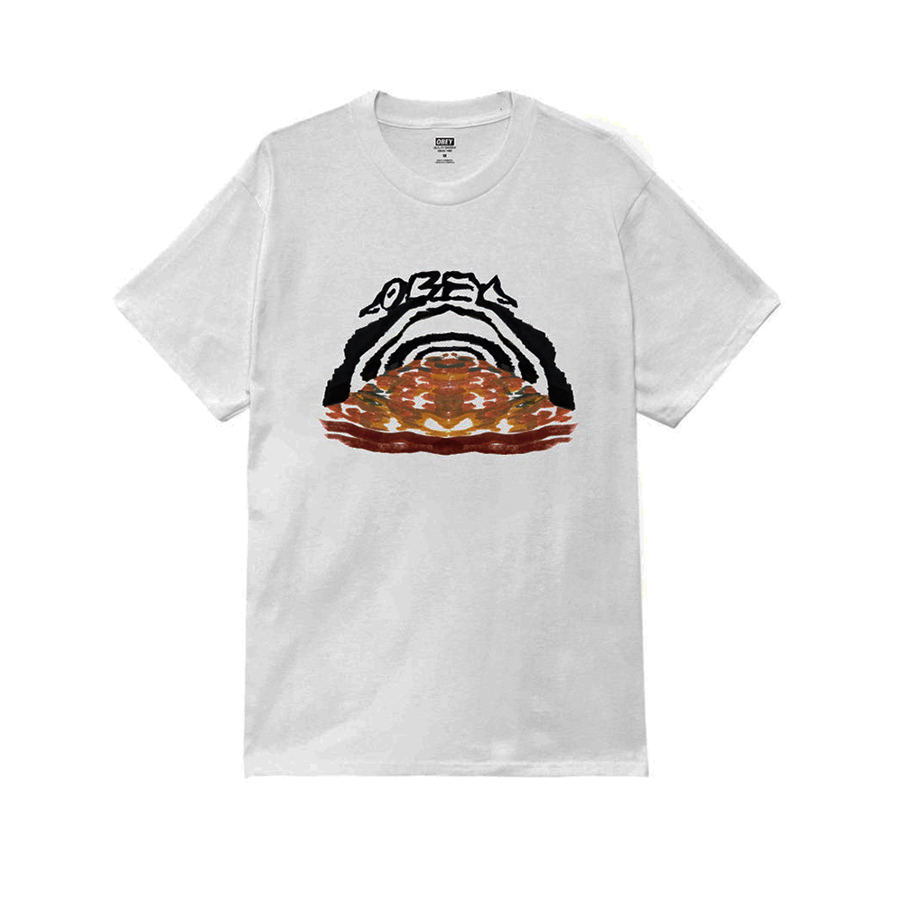 CAMISETA OBEY TAKE THE LEAP WHITE | Mechanic