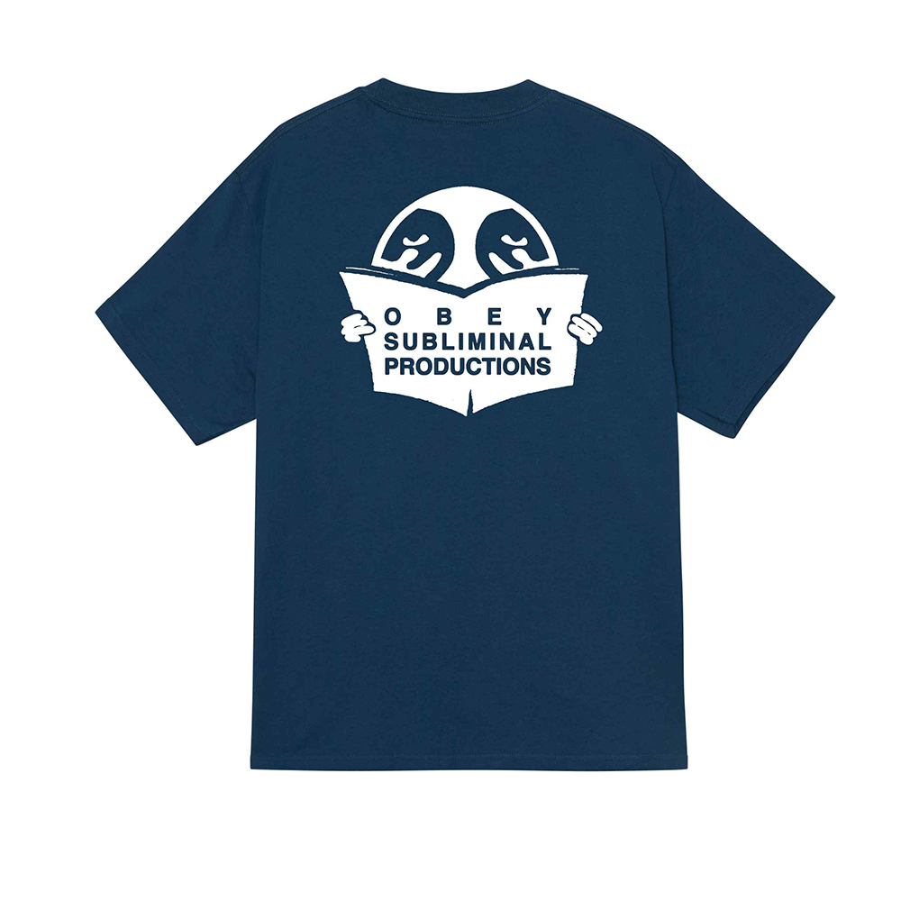 CAMISETA OBEY SUBLIMINAL PRODUCTIONS HARBOR BLUE | Mechanic