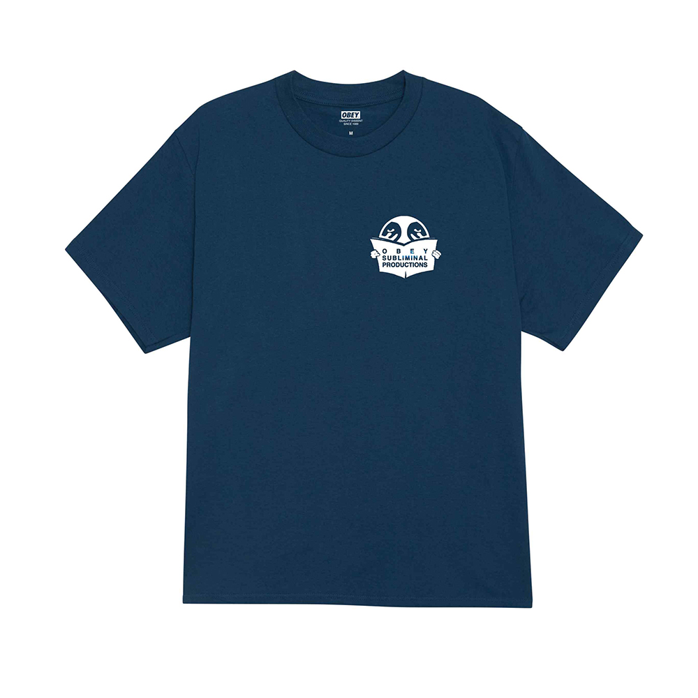 CAMISETA OBEY SUBLIMINAL PRODUCTIONS HARBOR BLUE | Mechanic