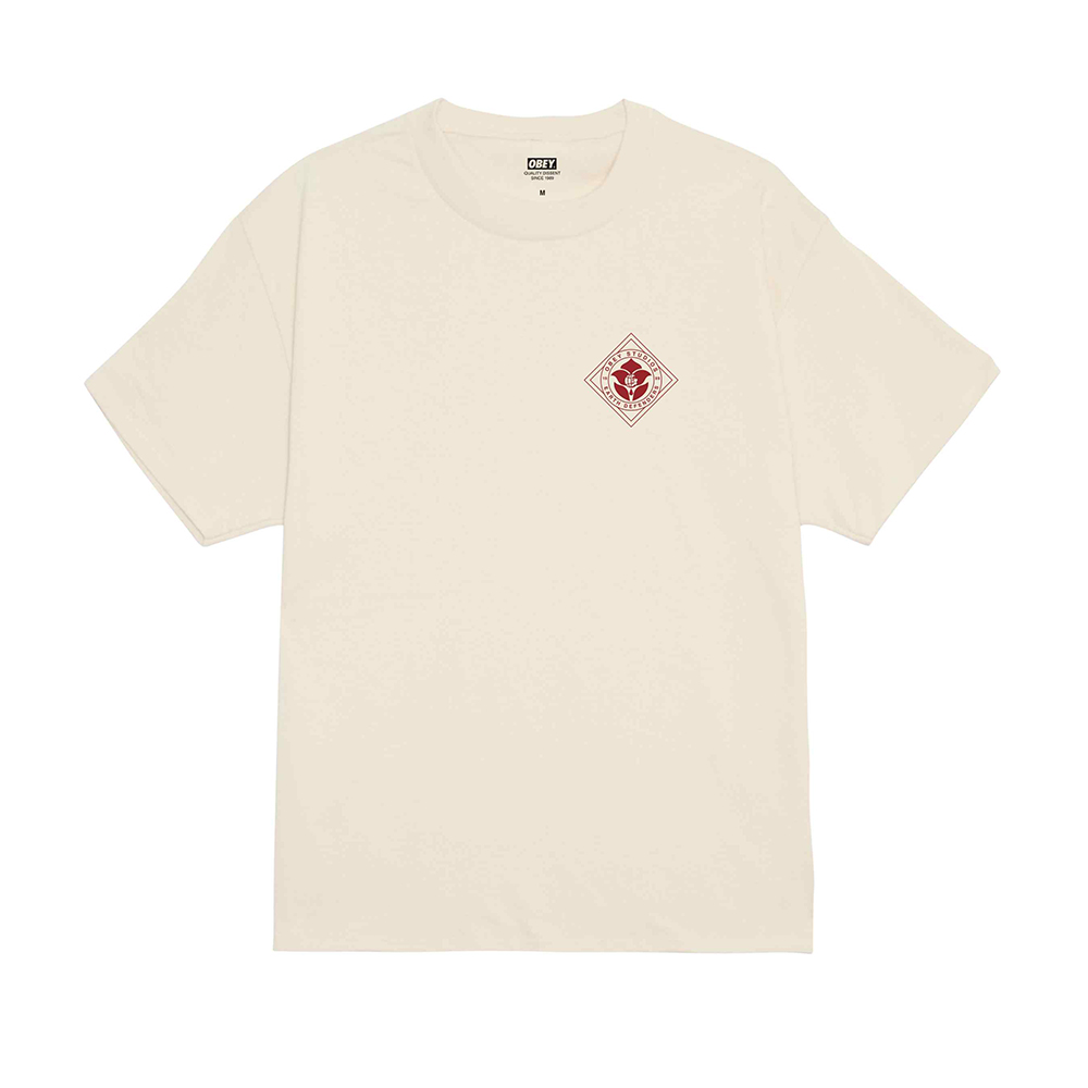 CAMISETA OBEY EARTH DEFENDERS CREAM | Mechanic
