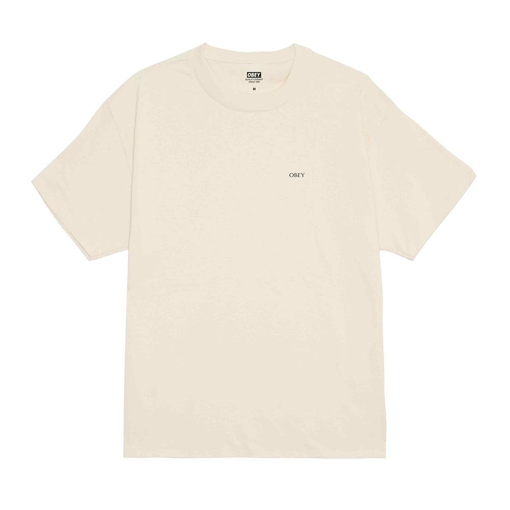 CAMISETA OBEY MUTANT GRASSHOPPER CREAM | Mechanic