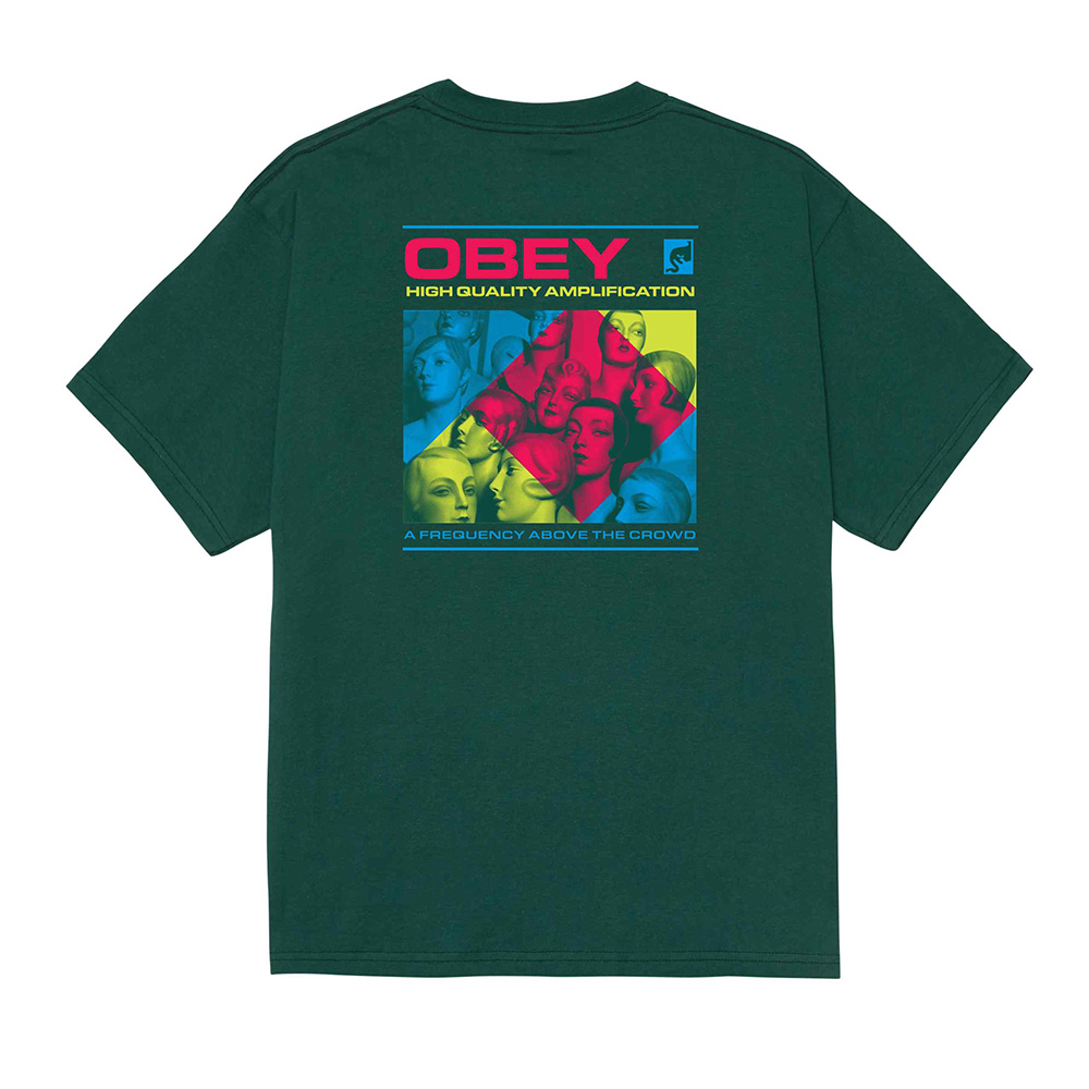 CAMISETA OBEY HIGH QUALITY AMPLIFICATION RAINFOREST | Mechanic