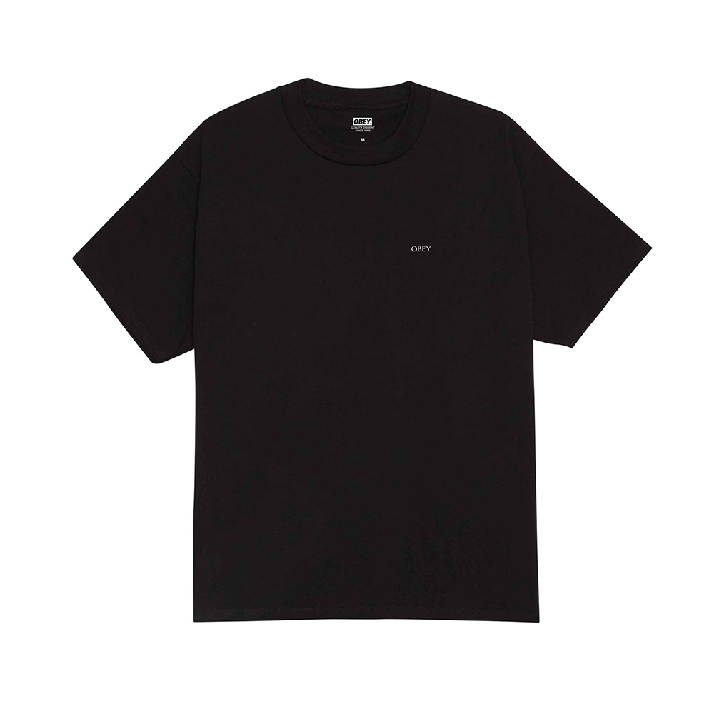 CAMISETA OBEY PEACE & JUSTICE STATUE BLACK | Mechanic