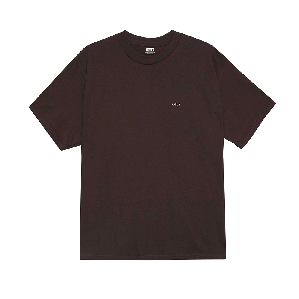 CAMISETA OBEY SMOG CITY JAVA BROWN | Mechanic