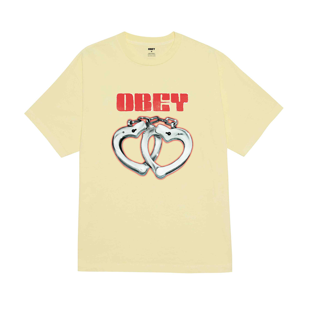 CAMISETA OBEY CUFFS PIGMENT WAX YELLOW | Mechanic