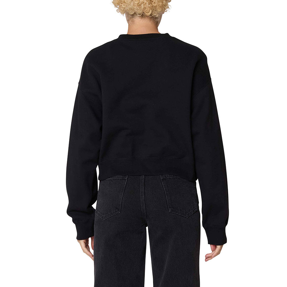 SUDADERA OBEY ARC CROPPED CREW DIGITAL BLACK | Mechanic