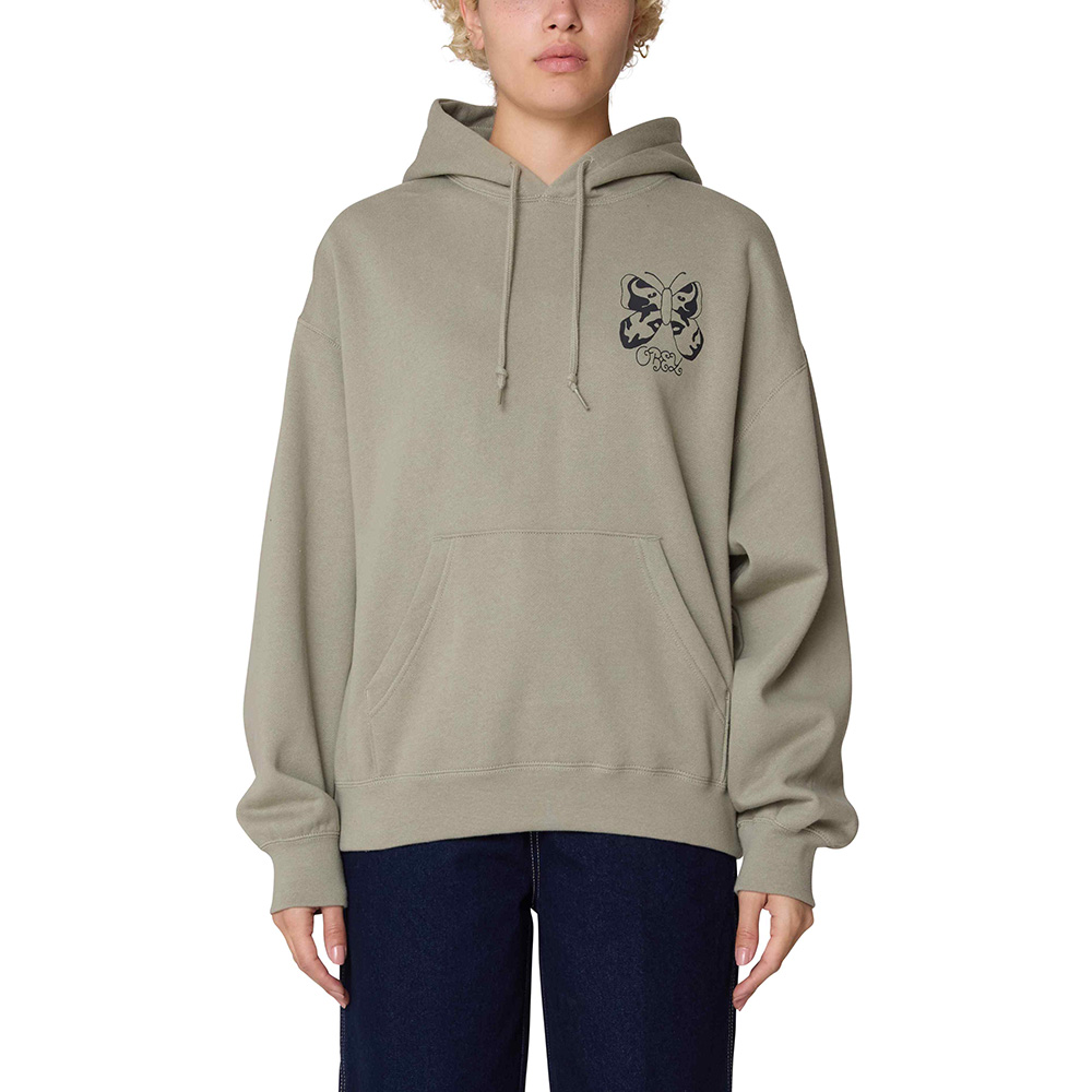 SUDADERA OBEY BUTTERFLY BAGGY RELAXED HOOD SHADOW | Mechanic